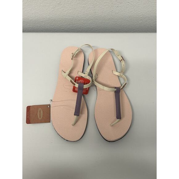 Havaianas Women's Size 10.5 You Rio Sandal Ballet Rose Ankle Strap New with Tags - Picture 2 of 10
